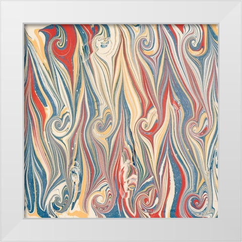 Florentine VI White Modern Wood Framed Art Print by Unknown