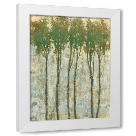 Standing Tall in Spring I White Modern Wood Framed Art Print by OToole, Tim