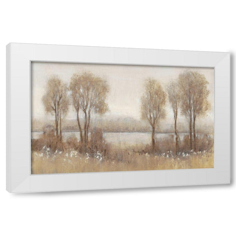 Rainy Afternoon II White Modern Wood Framed Art Print by OToole, Tim