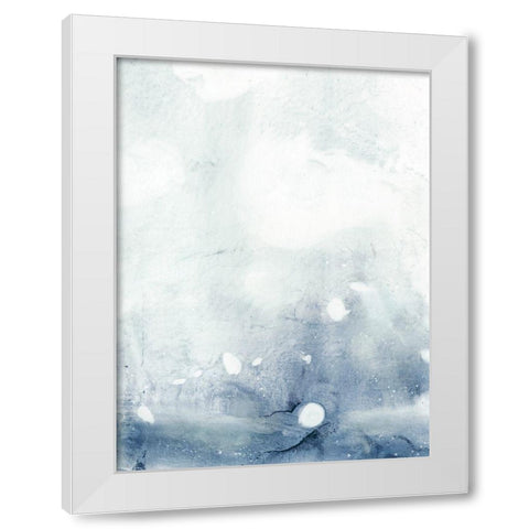 Rain Beads II White Modern Wood Framed Art Print by Harper, Ethan