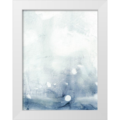 Rain Beads II White Modern Wood Framed Art Print by Harper, Ethan