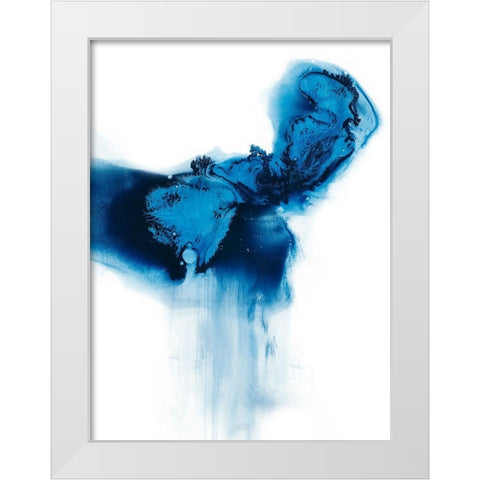 Dissipation I White Modern Wood Framed Art Print by Harper, Ethan