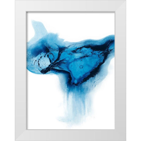 Dissipation II White Modern Wood Framed Art Print by Harper, Ethan
