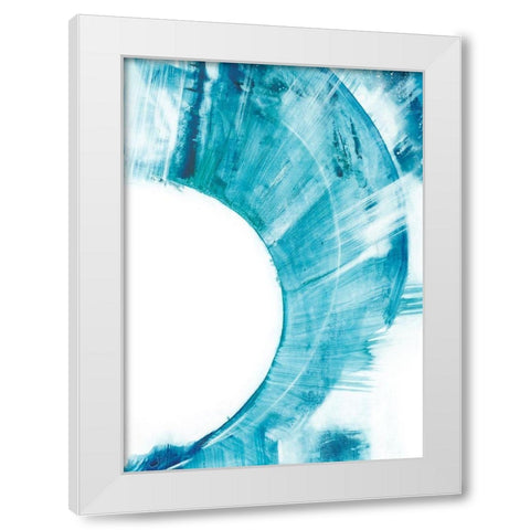 Aperture II White Modern Wood Framed Art Print by Harper, Ethan