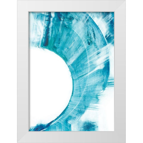 Aperture II White Modern Wood Framed Art Print by Harper, Ethan