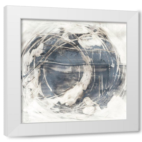 Rotational Orbit I White Modern Wood Framed Art Print by Harper, Ethan
