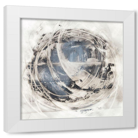 Rotational Orbit II White Modern Wood Framed Art Print by Harper, Ethan