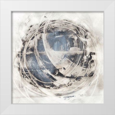 Rotational Orbit II White Modern Wood Framed Art Print by Harper, Ethan