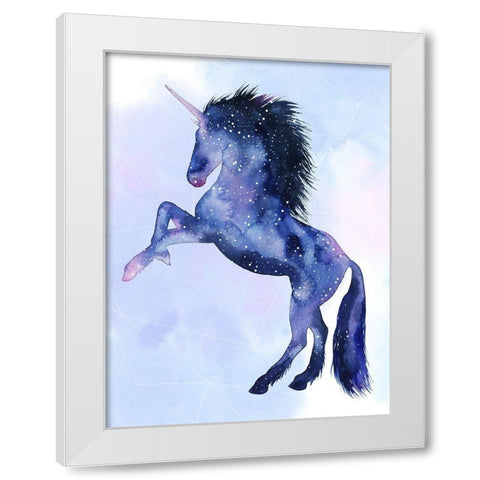 Unicorn Universe IV White Modern Wood Framed Art Print by Popp, Grace