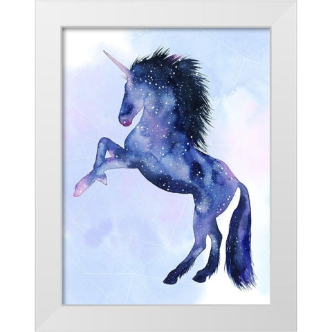 Unicorn Universe IV White Modern Wood Framed Art Print by Popp, Grace