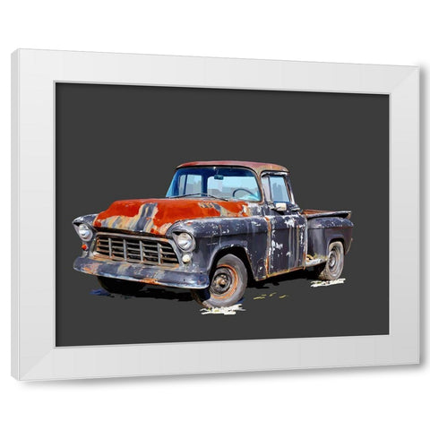 Vintage Truck IV White Modern Wood Framed Art Print by Kalina, Emily