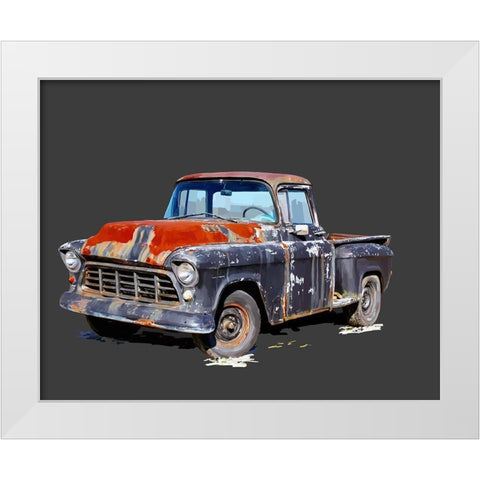 Vintage Truck IV White Modern Wood Framed Art Print by Kalina, Emily