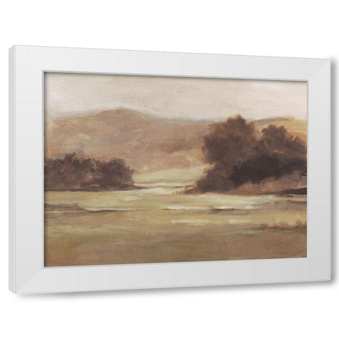 Muted Landscape I White Modern Wood Framed Art Print by Harper, Ethan