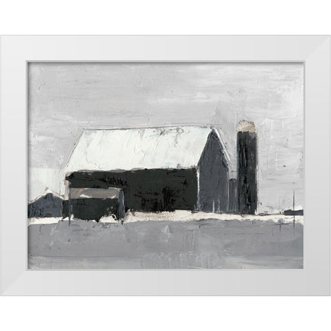 Dynamic Barn I White Modern Wood Framed Art Print by Harper, Ethan