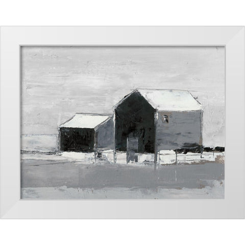 Dynamic Barn II White Modern Wood Framed Art Print by Harper, Ethan