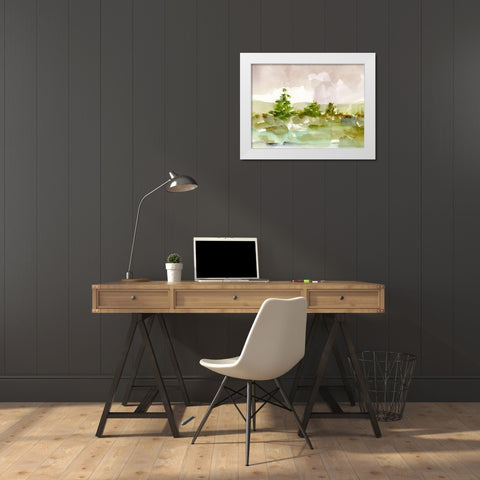 Morning Retreat I White Modern Wood Framed Art Print by Harper, Ethan