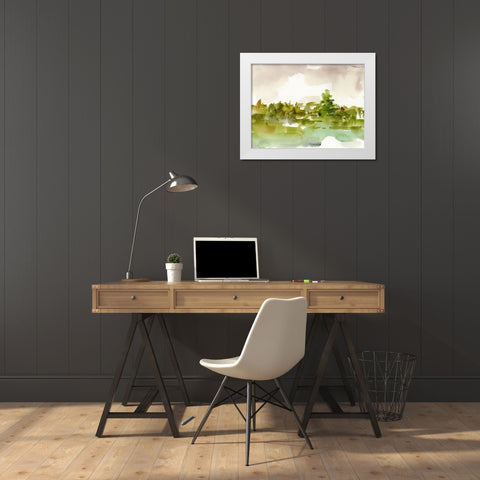 Morning Retreat II White Modern Wood Framed Art Print by Harper, Ethan