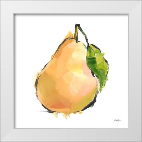 Designer Fruits IV White Modern Wood Framed Art Print by Harper, Ethan