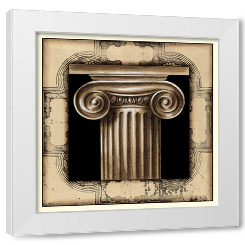 Architectural Schema I White Modern Wood Framed Art Print by Harper, Ethan