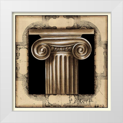 Architectural Schema I White Modern Wood Framed Art Print by Harper, Ethan