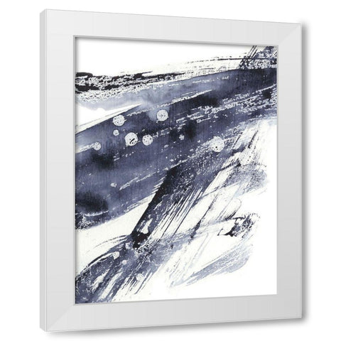 Directionality I White Modern Wood Framed Art Print by Harper, Ethan