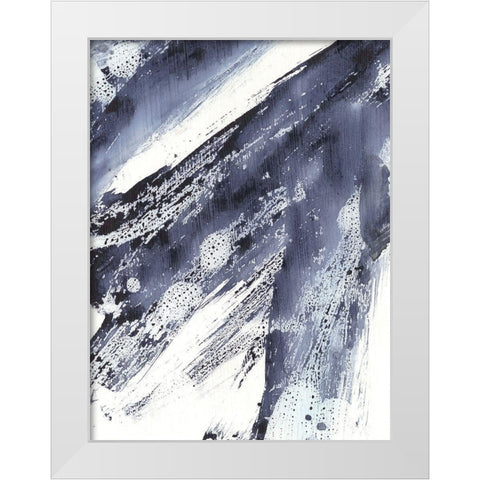 Directionality II White Modern Wood Framed Art Print by Harper, Ethan