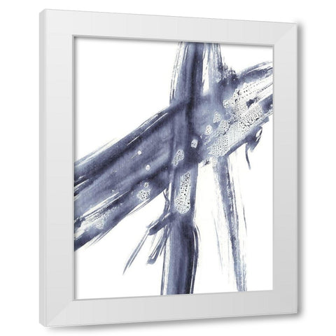 Directionality III White Modern Wood Framed Art Print by Harper, Ethan