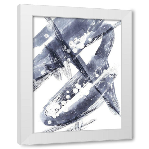 Directionality VI White Modern Wood Framed Art Print by Harper, Ethan