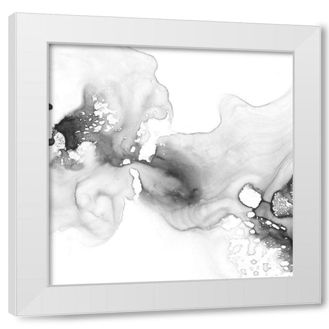 Smoke and Water I White Modern Wood Framed Art Print by Harper, Ethan