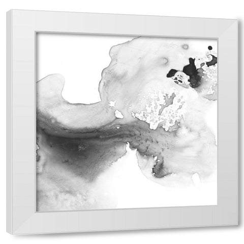 Smoke and Water II White Modern Wood Framed Art Print by Harper, Ethan