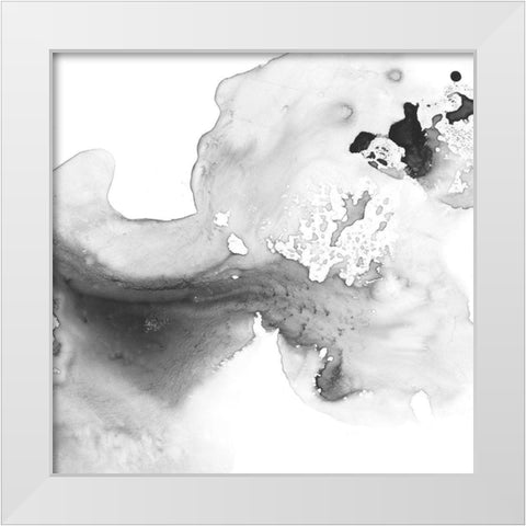 Smoke and Water II White Modern Wood Framed Art Print by Harper, Ethan