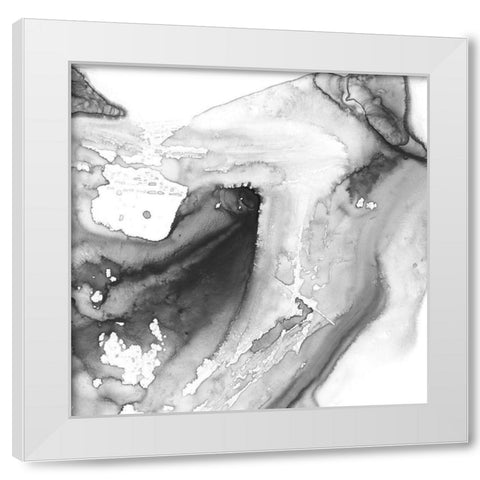 Smoke and Water IV White Modern Wood Framed Art Print by Harper, Ethan