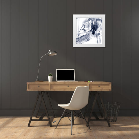 Charting the Universe I White Modern Wood Framed Art Print by Harper, Ethan