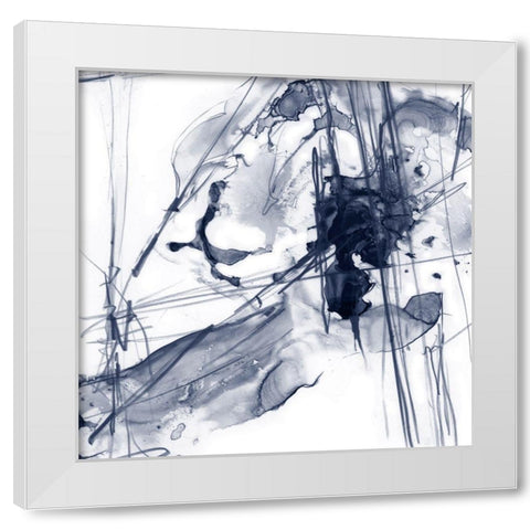 Charting the Universe I White Modern Wood Framed Art Print by Harper, Ethan