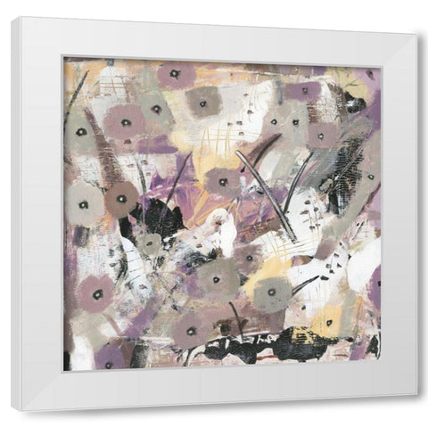 Edit I White Modern Wood Framed Art Print by OToole, Tim