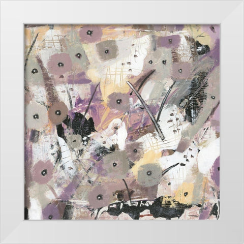 Edit I White Modern Wood Framed Art Print by OToole, Tim