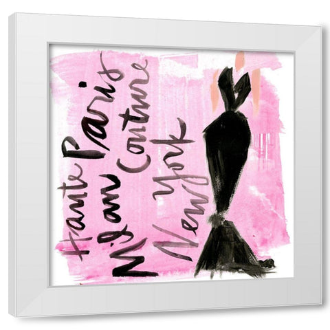 Runway I White Modern Wood Framed Art Print by Parker, Jennifer Paxton