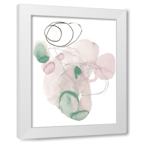 Sea Glass Stack IV White Modern Wood Framed Art Print by Parker, Jennifer Paxton