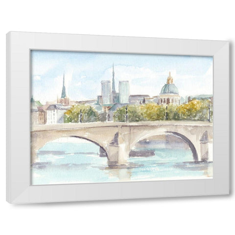 French Bridge Study I White Modern Wood Framed Art Print by Harper, Ethan