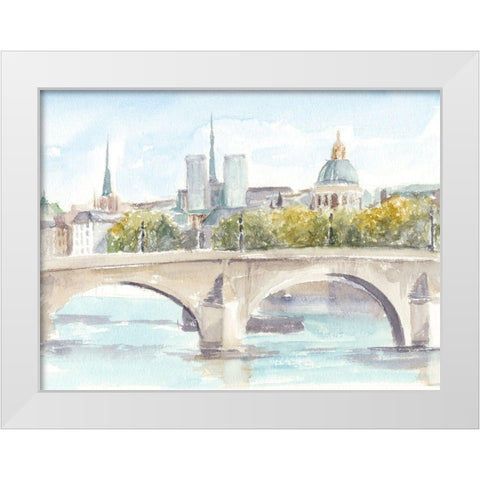 French Bridge Study I White Modern Wood Framed Art Print by Harper, Ethan