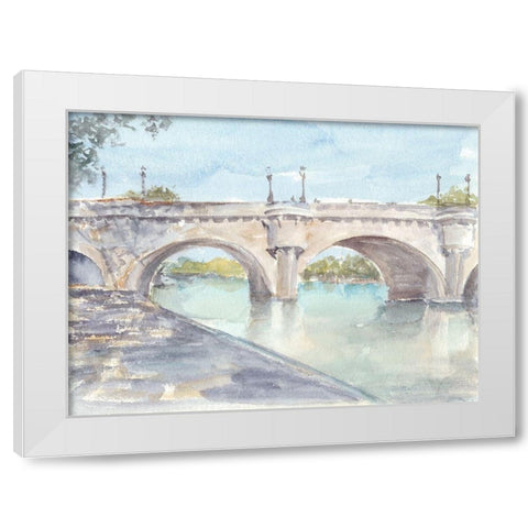 French Bridge Study II White Modern Wood Framed Art Print by Harper, Ethan