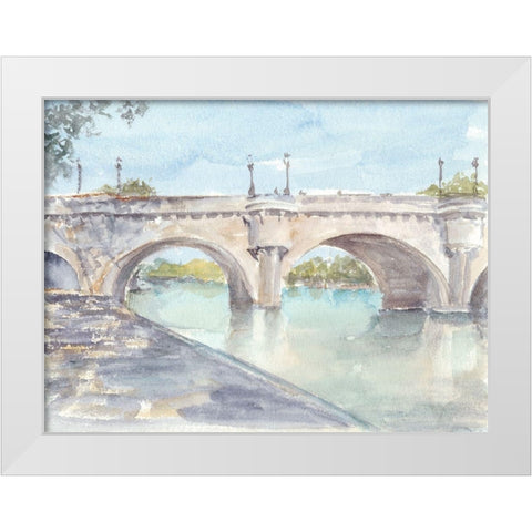 French Bridge Study II White Modern Wood Framed Art Print by Harper, Ethan