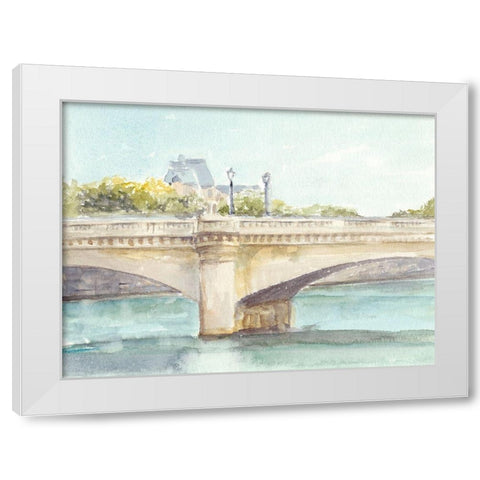 French Bridge Study III White Modern Wood Framed Art Print by Harper, Ethan