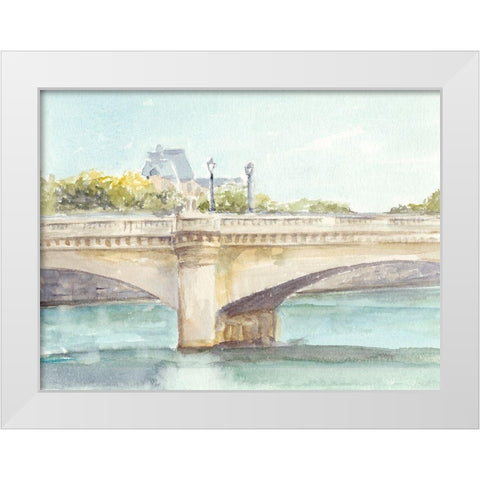 French Bridge Study III White Modern Wood Framed Art Print by Harper, Ethan