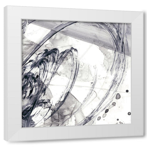 Sonar I White Modern Wood Framed Art Print by Harper, Ethan