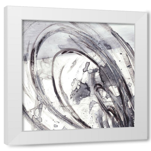 Sonar II White Modern Wood Framed Art Print by Harper, Ethan