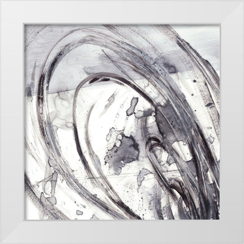 Sonar II White Modern Wood Framed Art Print by Harper, Ethan