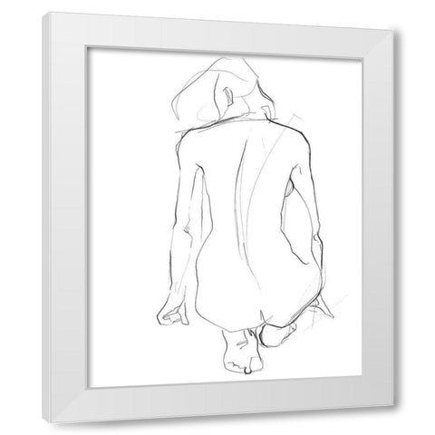 Muse II White Modern Wood Framed Art Print by Parker, Jennifer Paxton
