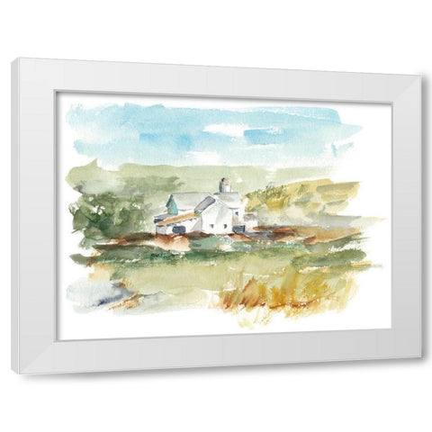 Rural Plein Air IV White Modern Wood Framed Art Print by Harper, Ethan