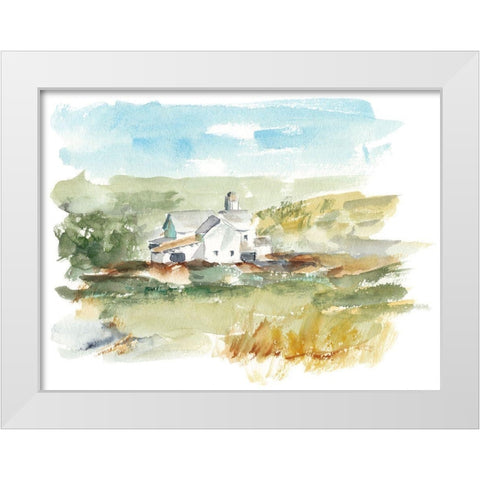 Rural Plein Air IV White Modern Wood Framed Art Print by Harper, Ethan